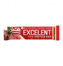 Протеиновый батончик, EXCELENT Protein Bar, NUTREND, 85 грамм (Клубничный пирог)