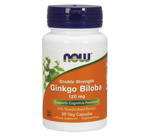Гинкго Билоба, Ginkgo Biloba, Now Foods, 120 мг, 50 капсул Гинкго Билоба, Ginkgo Biloba, Now Foods, 120 мг, 50 капсул