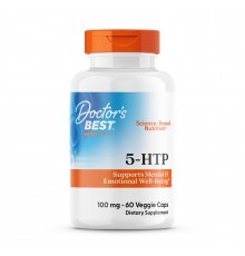 5-НТР, 5-гидрокситриптофан, Doctor's Best, 100 мг, 60 капсул