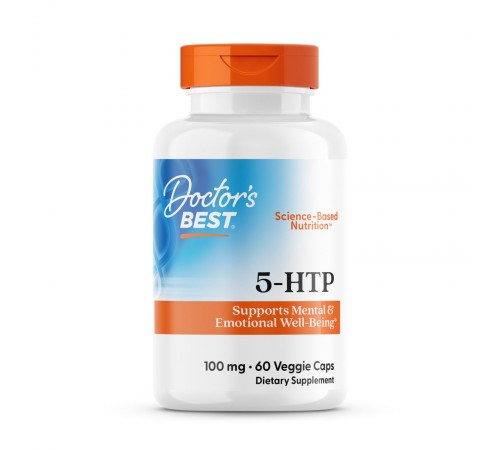 5-НТР, 5-гидрокситриптофан, Doctor's Best, 100 мг, 60 капсул 5-НТР, 5-гидрокситриптофан, Doctor's Best, 100 мг, 60 капсул