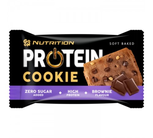 Протеїнове печиво, Protein Cookie, Go On, 50 грам (Брауні)