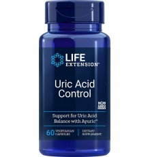 Сечова кислота, Life Extension, Uric Acid Control, 60 капсул