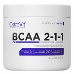 Аминокислоты, BCAA 2:1:1, OstroVit, 200 грамм (Без вкуса)