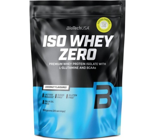 Изолят сывороточного протеина, Iso Whey Zero Lactose Free BioTechUSA, 500 грамм (Кокос)