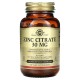 Цитрат цинку, Zinc Citrate, Solgar, 30 мг, 100 капсул