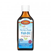 Риб'ячий жир для дітей, The Very Finest Fish Oil, Carlson Labs, 800 мг, 200 мл (Ягідний мікс)