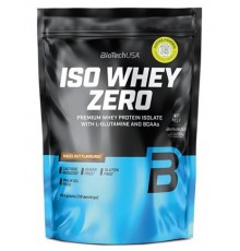 Изолят сывороточного протеина, Iso Whey Zero Protein, BioTech USA, 454 грамма, Лесной Орех