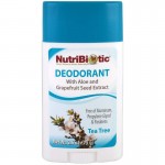 Дезодорант, Deodorant, Nutribiotic, Чайное дерево, 75 грамм Дезодорант, Deodorant, Nutribiotic, Чайное дерево, 75 грамм