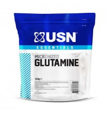 Глютамін мікронізований, Essentials Micronized Glutamine, USN, 500 грам (Без смаку)