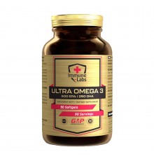 Ультра Омега 3, Ultra Omega 3500 EPA/250 DHA, Immune Labs, 90 капсул