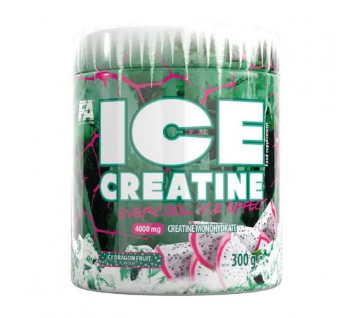 Креатин, Ice Creatine Monohydrate, Fitness Authority, 300 грамм, Драгон Фрукт