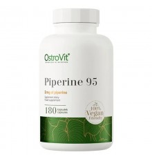 Екстракт чорного перцю 95%, Piperine 95%, OstroVit, 180 вег. капсул