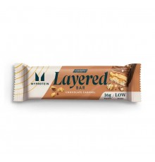 Протеїновий батончик, Layered Protein Bar, MyProtein, 60 грам (Шоколад карамель)