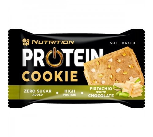 Протеїнове печиво, Protein Cookie, Go On, 50 грам (Фісташка та шоколад) Протеїнове печиво, Protein Cookie, Go On, 50 грам (Фісташка та шоколад)