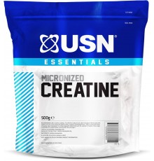 Креатин моногидрат, Essentials Micronized Creatine, НИКС, 500 грамм (Без вкуса)