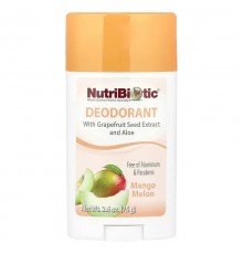 Дезодорант, Deodorant, Nutribiotic, Манго-Дыня, 75 грамм