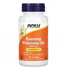Олія вечірньої примули, Evening Primrose Oil, Now Foods, 500 мг, 100 капсул