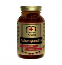 Ашваганда, Ashwagandha, Immune Labs, 143 мг, 100 капсул