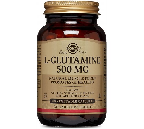 L-Глютамин, L-Glutamine, Solgar, 500 мг, 100 капсул L-Глютамин, L-Glutamine, Solgar, 500 мг, 100 капсул