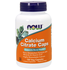 Кальцій цитрат, Calcium citrate, Now Foods, 120 капсул
