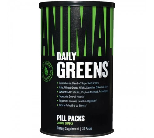 Формула с зеленью, Animal Nutrition Greens, Universal ANIMAL Greens PAK 30 пак