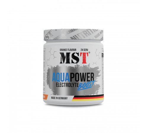 Електроліти,Aqua power electrolyte boost, MST, 360 гр. (Апельсин)