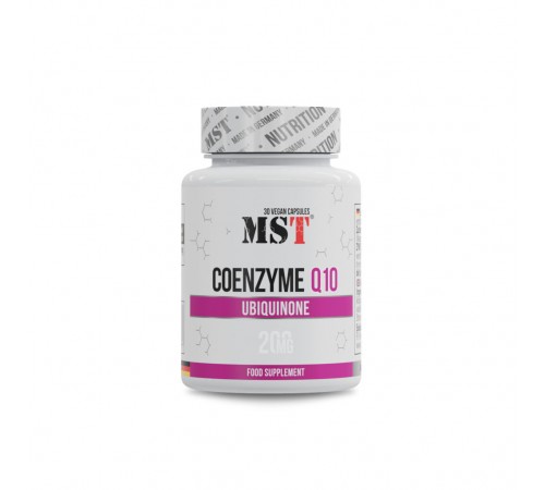 Коэнзим Q-10, Coenzyme Q-10, MST, 200 мг, 30 капсул Коэнзим Q-10, Coenzyme Q-10, MST, 200 мг, 30 капсул