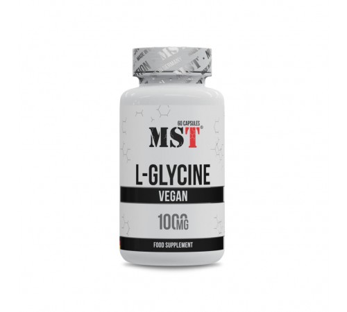 L-глицин, L-Glycine, MST, 1000 мг, 60 капсул L-глицин, L-Glycine, MST, 1000 мг, 60 капсул