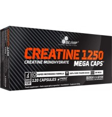Креатин, Creatine 1250 Mega Caps, OLIMP, 1250 мг, 120 капсул