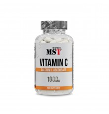 Витамин С, Vitamin C Calcium L-Ascorbate, MST, 1000 мг, 90 капсул