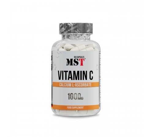 Витамин С, Vitamin C Calcium L-Ascorbate, MST, 1000 мг, 90 капсул