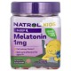 Мелатонін дитячий, Melatonin kids, Natrol, 1 мг, 90 желейок (Малина)