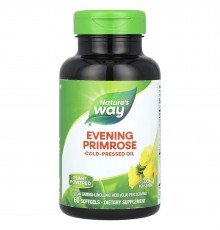 Олія примули вечірньої, Evening Primrose, Nature's Way, максимальна сила, 1300 мг, 60 гелевих капсул