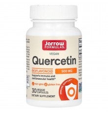 Кверцетин, Quercetine, Jarrow Formulas, 500 мг, 30 капсул