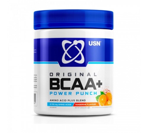 Амінокислоти, BCAA Power Punch, USN, 400 грам, (Тенжерин/мандарин)