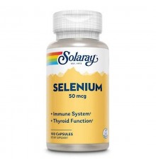 Селен, Selenium, Solaray, 50 мкг, 100 капсул