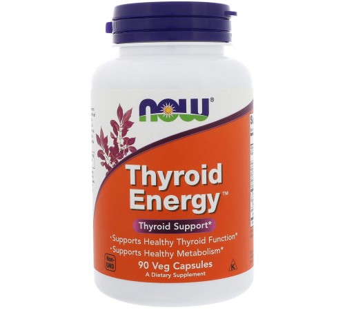 Комплекс для щитовидної залози, Thyroid Support, Now Foods, 90 вегетаріанских капсул