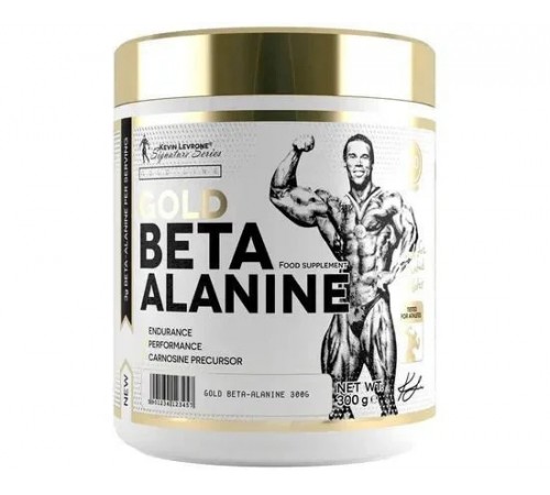 Бета-аланин, Gold Beta-Alanine, Kevin Levrone, 300 грамм (Без вкуса)