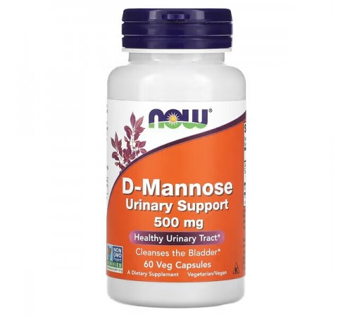 D-манноза, D-Mannose, Now Foods, 500 мг, 60 вегетарианских капсул D-манноза, D-Mannose, Now Foods, 500 мг, 60 вегетарианских капсул