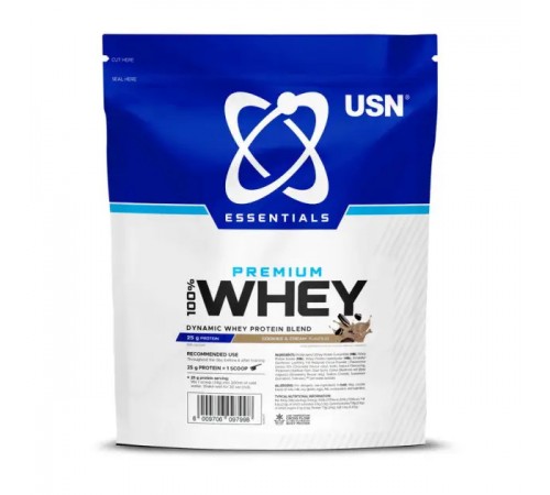 Сироватковий протеїн, Essentials 100% Dynamic Whey, USN, 500 грам (Печиво-крем)