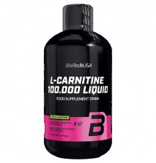 L-карнитин, L-Carnitine 100.000 Liquid, BioTechUSA, 500 мл (Яблоко)