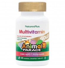 Мультивітаміни для дітей Multi-Vitamin & Mineral, Nature's Plus, 60 таблеток (Асорті смаків)