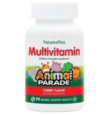 Мультивітаміни для дітей,Animal Parade, Nature's Plus, 90 таблеток (Вишня)