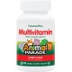Мультивитамины для детей, Animal Parade, Nature's Plus, 90 таблеток (Вишня)