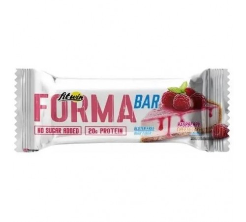 Протеиновый батончик без сахара, FORMA BAR, FitWin, 60 грамм (Малиновый чизкейк)
