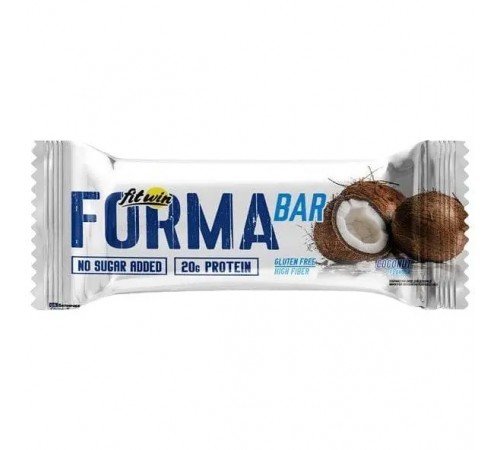 Протеиновый батончик без сахара, FORMA BAR, FitWin, 60 грамм (Кокос)