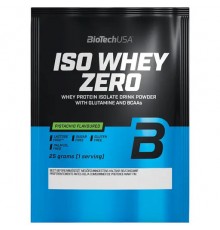 Изолят сывороточного протеина, Iso Whey Zero, BioTech, 25 грамм, (Фисташка) Пробник