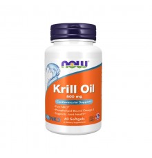 Рыбий жир криля, Krill Oil, Now Foods, 500 мг, 60 капсул