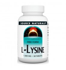 L- Лізин, L-Lysine, Source Naturals, 1000 мг, 50 таблеток