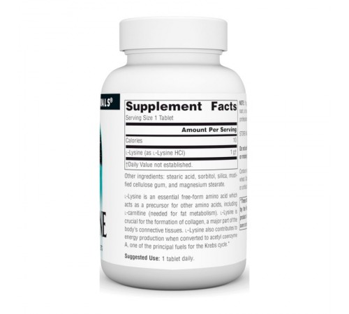 L- Лізин, L-Lysine, Source Naturals, 1000 мг, 50 таблеток L- Лізин, L-Lysine, Source Naturals, 1000 мг, 50 таблеток